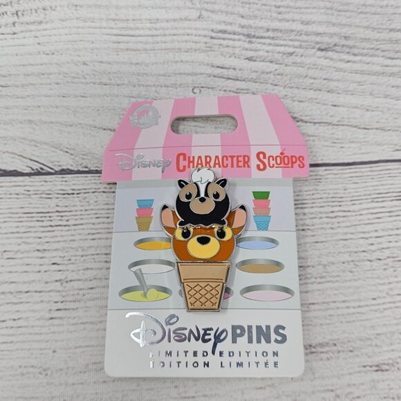 NEW! Disney Character Scoops Monthly Pin Series Bambi Pin LE 4000 - Picture 1 of 2